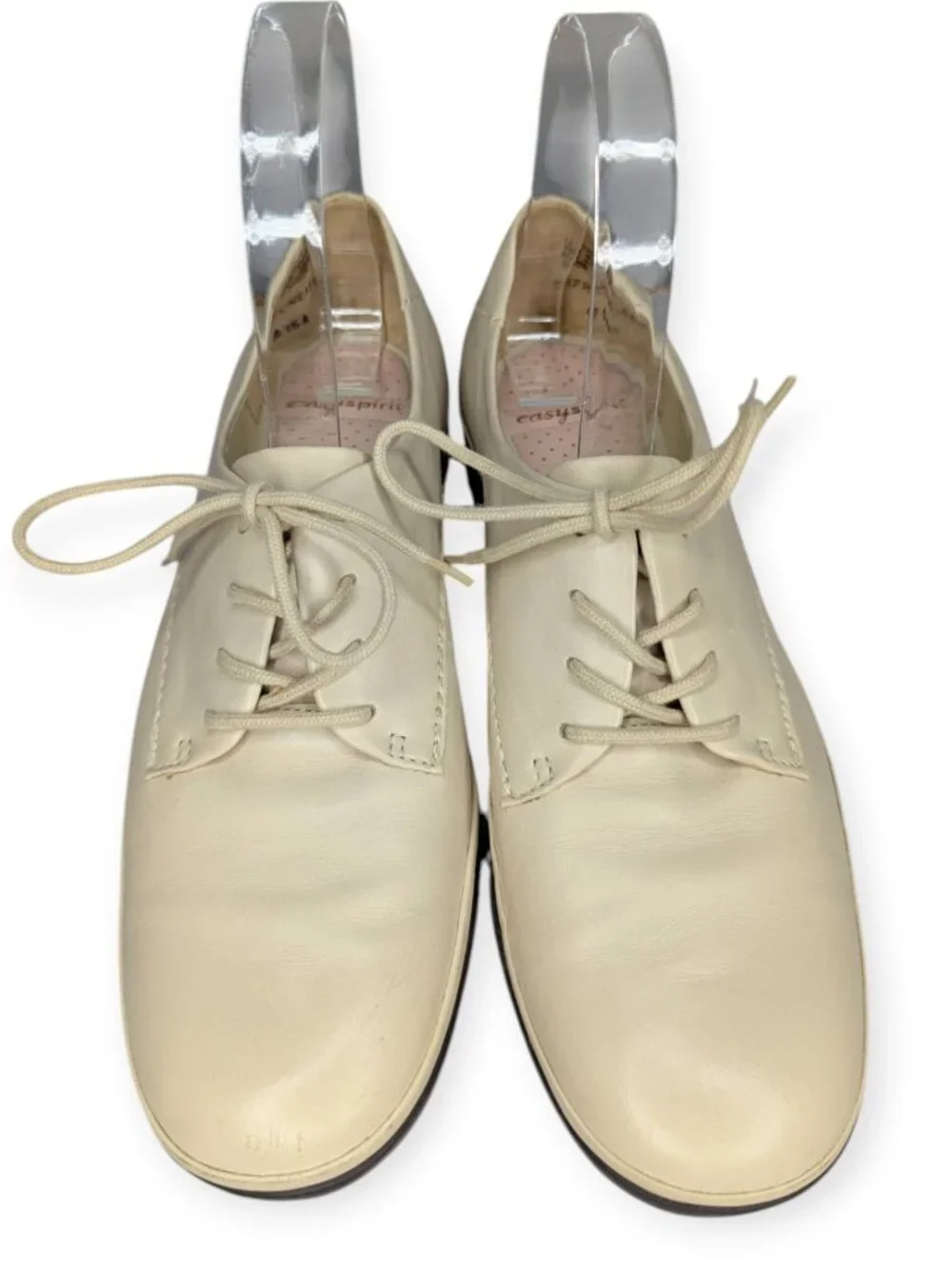 Easy Spirit ES Free N Easy Ivory Leather Lace-Up Womens Shoe Size 6B